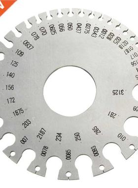 Stainless Steel 0-36 Round AWG SWG Wire Thickness Ruler Gaug