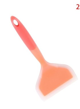2 Pieces Silicone Spatula Non-stick Wide Turner Heat Resista