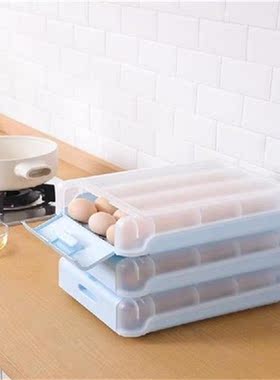 Household Compartment Storage Egg Rack Refrigerator Egg