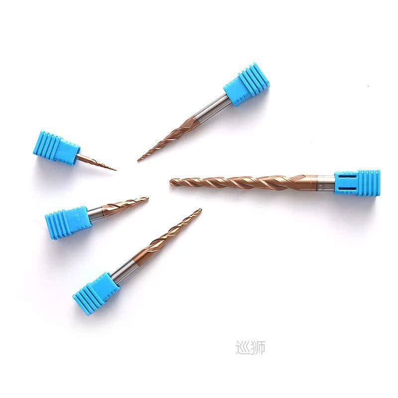 Tungsten Cobalt Alloy Ball Nose Tapered End Mill Router Bits