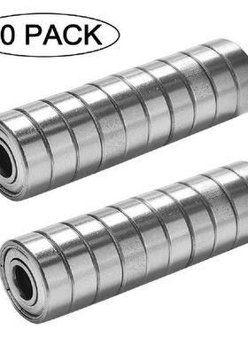 20pcs Mini 608ZZ Carbon Steel Single Row Ball Bearings Deep