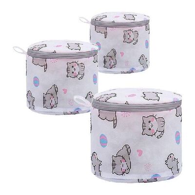 3Pcs Mesh Laundry Bag For Delicates Bra Washing Bags For