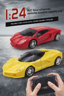 Remote Control Car Toy Gift 1:24 Scale Charging Four Way