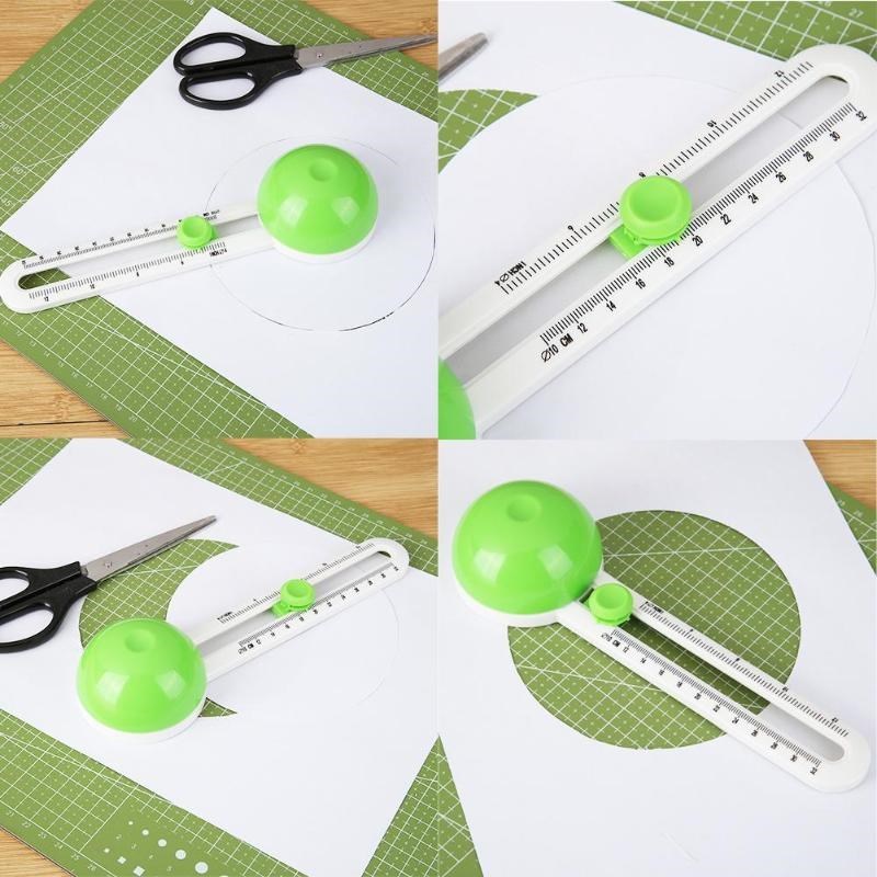 Round Paper Cutter Multi-functional Circle Cutter Rotary Pap