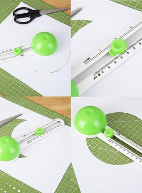 Round Paper Cutter Multi-functional Circle Cutter Rotary Pap