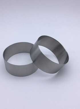 Small white rice cake mold stainless steel round mousse circ