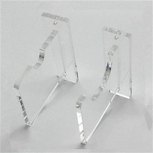 1 Pair Acrylic Baseball Bat Stand Toy Storage Wall Mount