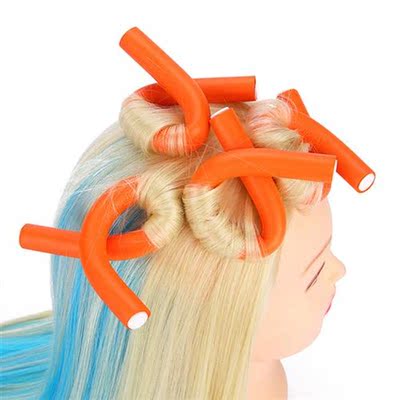 10pcs DIY Simple Flexible Hair Curling Rod  Fashion Hair Cur