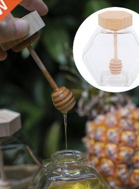 Honey Pot Dipper Clear Jars Jar Set Bee Dispenser And With