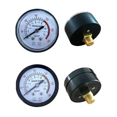Vacuum Manometer Mini Dial Portable Dual Scale Dial Gauge B