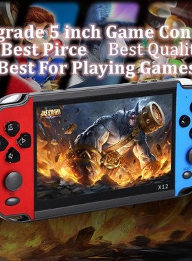 X12 Gaming 5.1 inch Handheld Portable Game Console 8GB prein