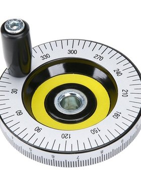 1Pc 80mm Bakelite Lathe Solid Hand Wheel Scale Handwheel For