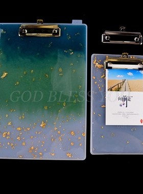 DIY A4 Clipboard Resin Mold File Folder Resin Molds Epoxy Si