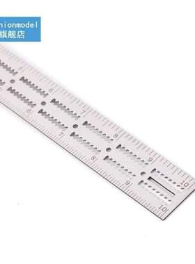 Multifunction Woodworkers Edge Rule Inch MM Woodworking Scri