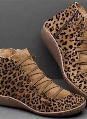 Autumn And Winter Ladies Casual Shoes Side Zipper Casual