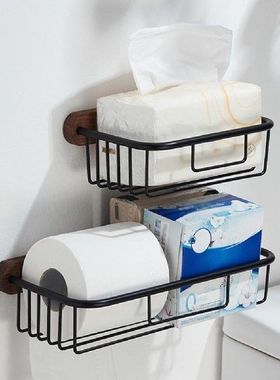 Roll Papers Holder Wall Mounted Large Capacity Aluminium