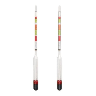 2pcs/set Triple Scale Hydrometer Self Brewed Wine Sugar Mete