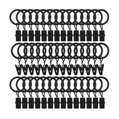 42 Pack Drapery Curtain Clip Rings,Drapes Rings 1 In