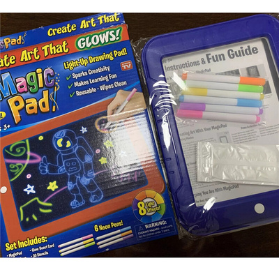 3D Magic Drawing Pad LED Light Luminous Board Intellectual D