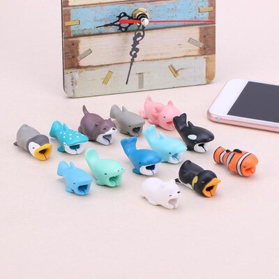 PVC Anti Break Cable Protector Winder Shape Bite Cord Wire A