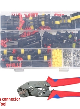 408pcs Waterproof Connectors 1/2/3/4 Pin Car Electrical Wire