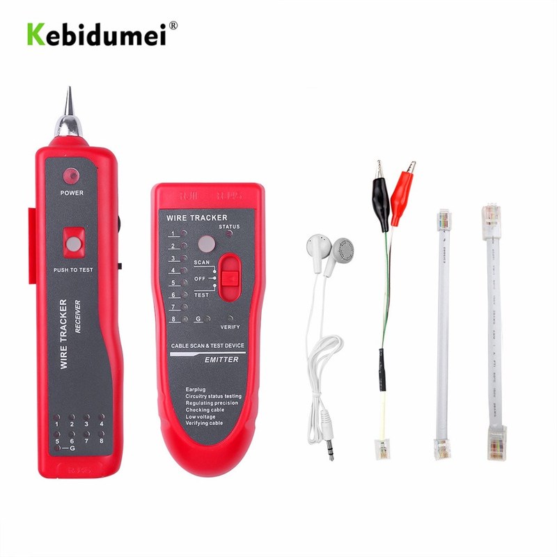 Newest RJ11 RJ45 Cat5 Cat6 Telephone Wire Tracker Tracer Ton