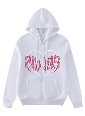 Zipper Lock Sweatshirts Clothing Women Hoodies Oversized Pri