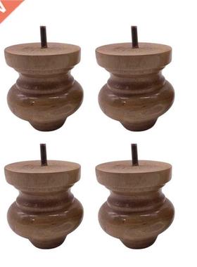 Set of 4 Wood Furniture Feet Sofa Legs Couch Chair Bed Ottom