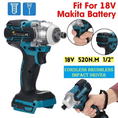 Brushless Cordless Impact Wrench 520N.M 2700rpm 1/2 inch Tor