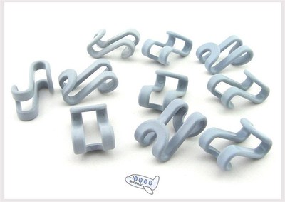 20Pcs Creative Mini Clothes Hanger Plastic Home Easy Hook Cl