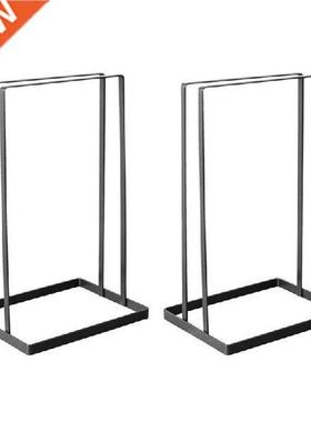 2X Hanger Storage Organizer, Hanger Stacker Rack For
