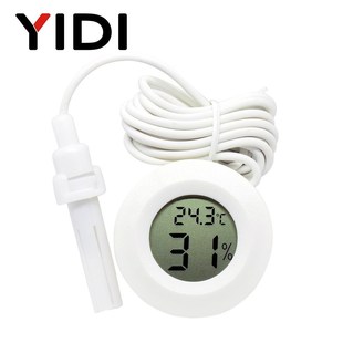 Thermometer LCD Probe Mini Tester Hygrometer Digital Gauge