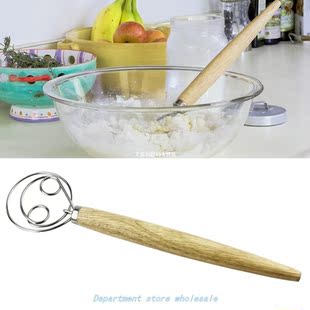 Baking Dough Whisk Tool Blending Wire Mixer Bowl Contoured C