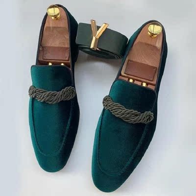 Fashionable Men's Loafers Classic British Style Sued