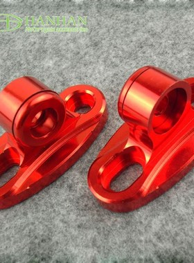 Red color Motorcycle rearview mirror cnc rearrests horizon s