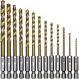 13pcs Hex Handle Plastic Box Set Twist Drill Longer life