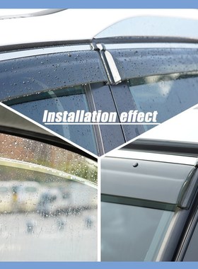 For AUDI Q3 Q5 Q7 /Rain Guard Window Sun Shade Visor Wind S