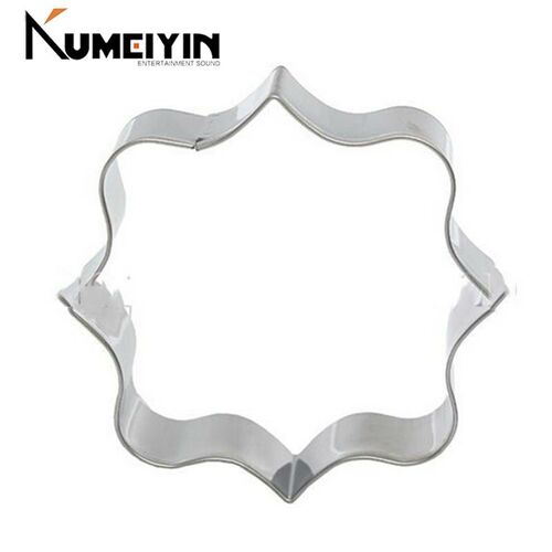 3Pcs Plaque Cutter Cookies Frame Cake Oval Square