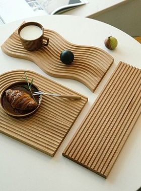 Water Ripple Bread Dessert Tray Cutting Chopping Board