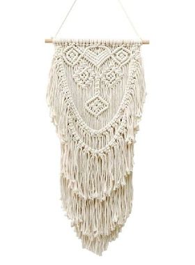 Macrame Woven Wall Hanging Handmade Tapestry Tassel Boho