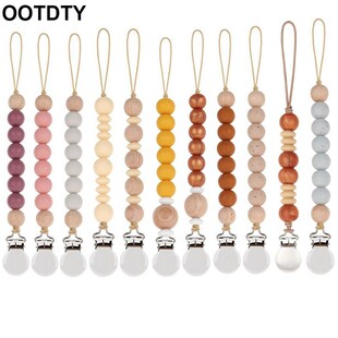 Dummy Clips Baby Boys Girls Pacifier Chain Silicone Teethin