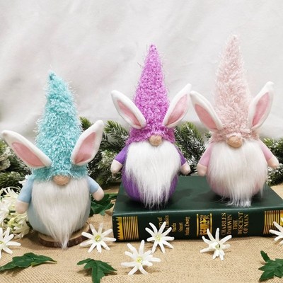 Easter Bunny Gnome Handmade Swedish Tomte Rabbit Plush Toys