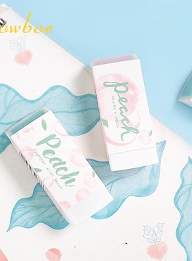 cute stationery music peach eraser children's skin witho