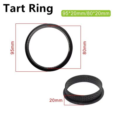 6 Cavity Combination Cake Silicone Mould Tart Ring Mold Past