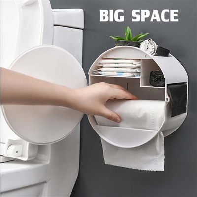 Toilet Roll Holder Waterproof Paper Towel Holder Wall Mounte