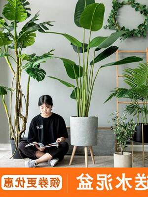 simulation plant decoration big false green plant potted
