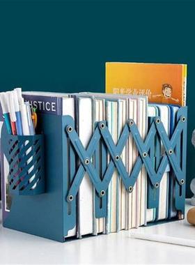 1Pc Extension Adjustable Metal Bookends Heavy Duty Book Desk
