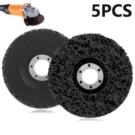 5 Pcs 4.5inch Polishing Strip Disc Abrasive Wheels Rust Remo