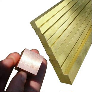 Brass square stick solid thin rod