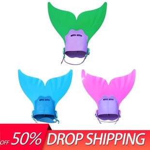 Swim Fins Mermaid Flippers Water Shoes Kids Children Water S